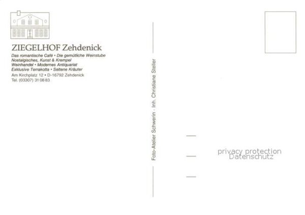 Zehdenick Ziegelhof Cafe mit Weinstube – Bild 2