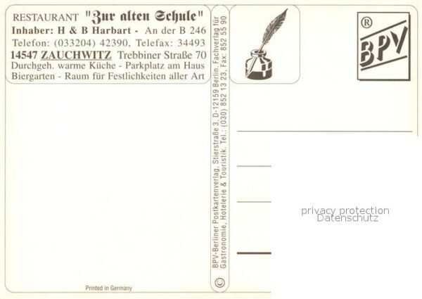Zauchwitz Restaurant zur alten Schule – Bild 2