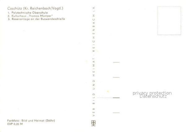 Coschuetz Oberschule Kulturhaus Thomas Müntzer Ro – Bild 2