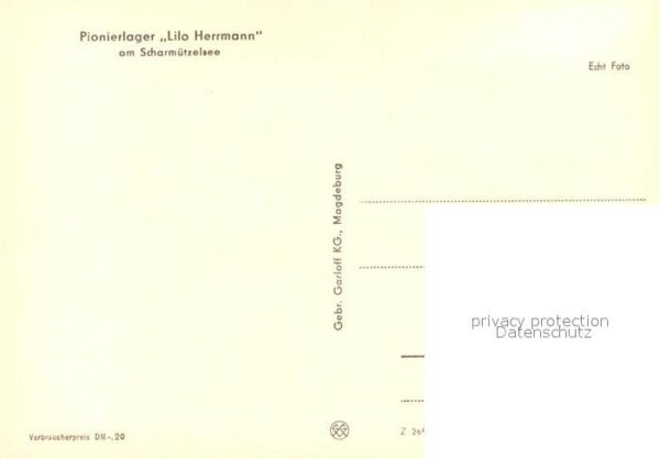 Scharmuetzelsee Pionierlager Lilo Herrmann – Bild 2