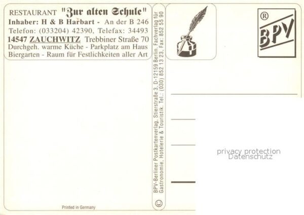 Zauchwitz Restaurant zur alten Schule – Bild 2