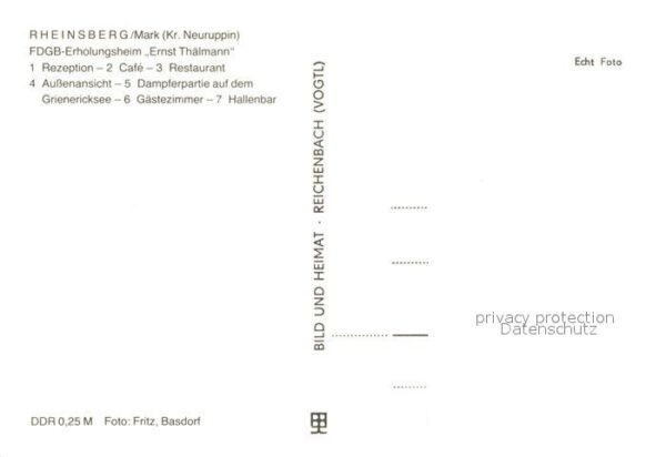 Rheinsberg FEGB Erholungsheim Ernst Thälmann – Bild 2