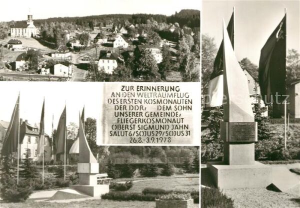Rautenkranz Vogtland Geburtsort des 1. Kosmonauten der DDR O