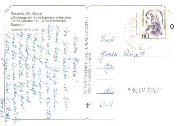 Reudnitz Mohlsdorf Erholungsheim des Landesberbandes Lande – Bild 2