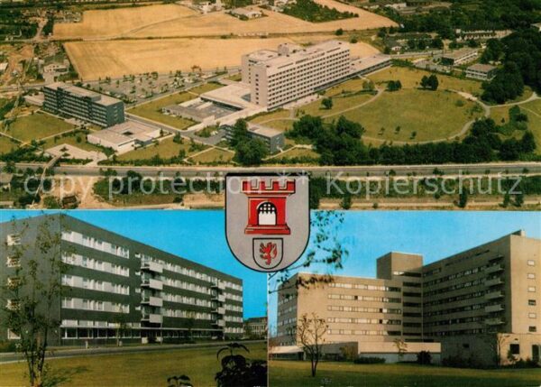 Porz Koeln Fliegeraufnahme Krankenhaus