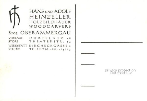 Oberammergau Holzbildhauser Heinzeller Handwerk Fass – Bild 2