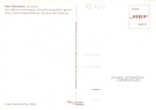 Garmisch-Partenkirchen Haus Obermühle Gästehaus Pension Alpen – Bild 2