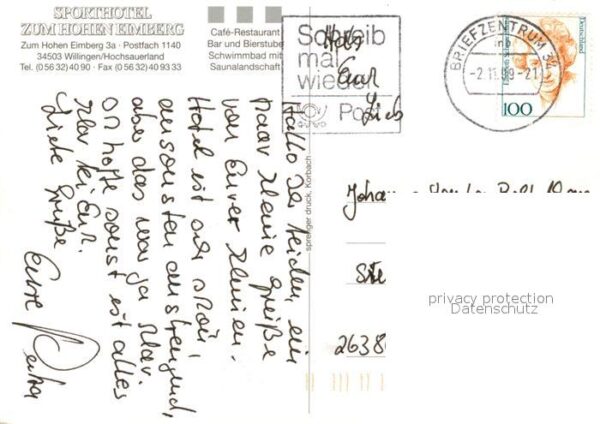 Willingen Sauerland Sporthotel Zum hohen Eimberg – Bild 2