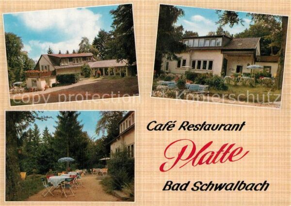 Bad Schwalbach Cafe Restaurant Platte Ausflugsziel Wis