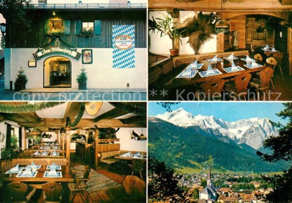 Garmisch-Partenkirchen Restaurant Zum Wildschütz Gesamtansicht