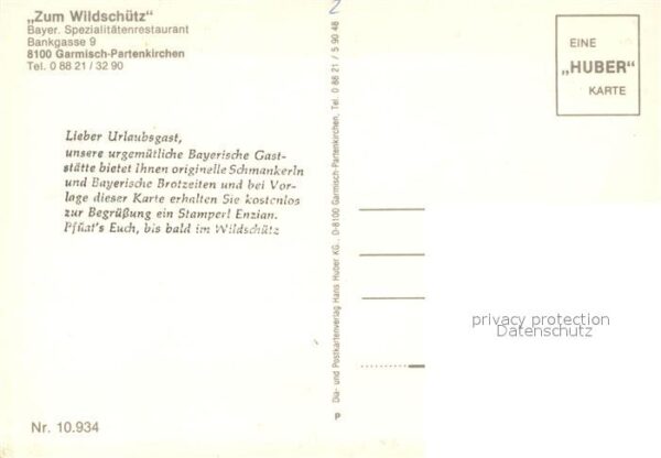 Garmisch-Partenkirchen Restaurant Zum Wildschütz Gesamtansicht – Bild 2