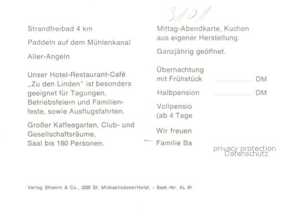 Wienhausen Gaststätte Restaurant Zu den Linden – Bild 2