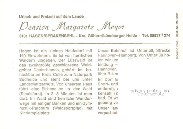 Sprakensehl Pension Margarete Meyer – Bild 2