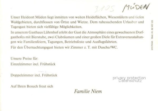 Mueden Oertze Hotel Restaurant Lührnhof Terrasse – Bild 2