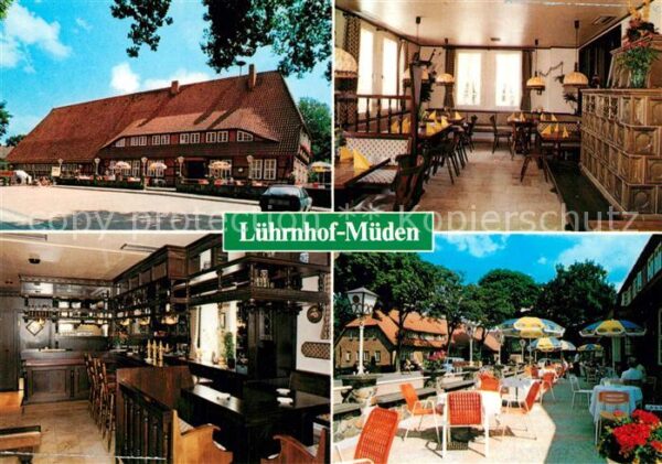 Mueden Oertze Hotel Restaurant Lührnhof Terrasse