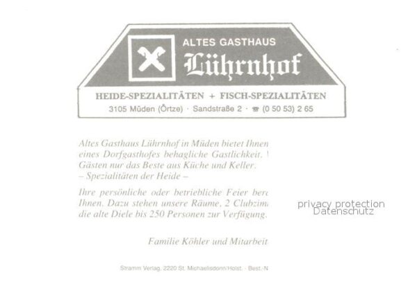 Mueden Oertze Hotel Restaurant Lührnhof Terrasse – Bild 2
