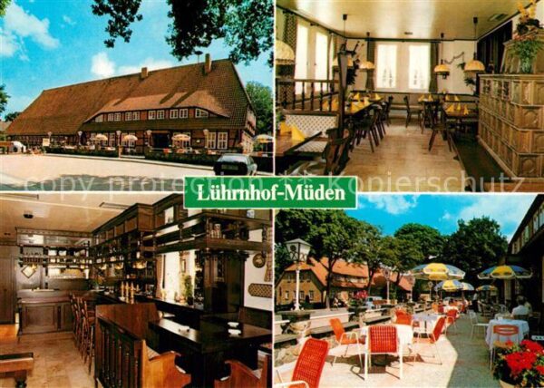 Mueden Oertze Gasthaus Lührnhof Terrasse Naturpark Sü