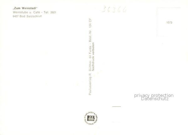 Bad Salzschlirf Weinstube Cafe Zum Weinstadl – Bild 2
