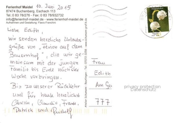 Eschach Kempten Ferienhof Maidel Kinder im Stall Badese – Bild 2