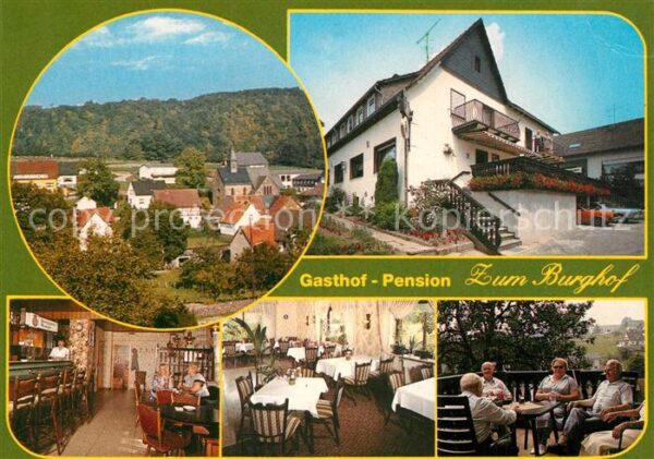 Dreislar Gasthof Pension Zum Burghof Ortsansicht