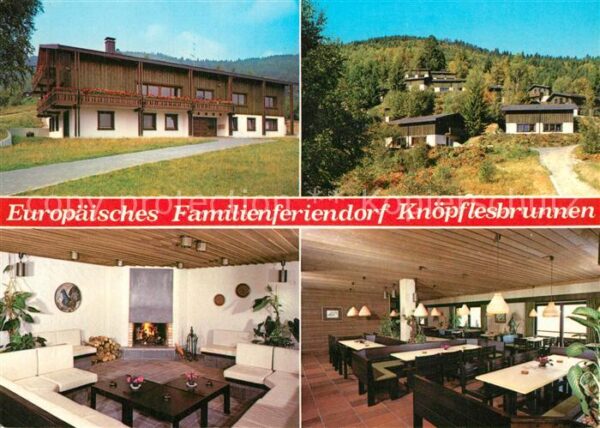 Utzenfeld Schwarzwald Europäisches Familienferiendorf Knöpfle