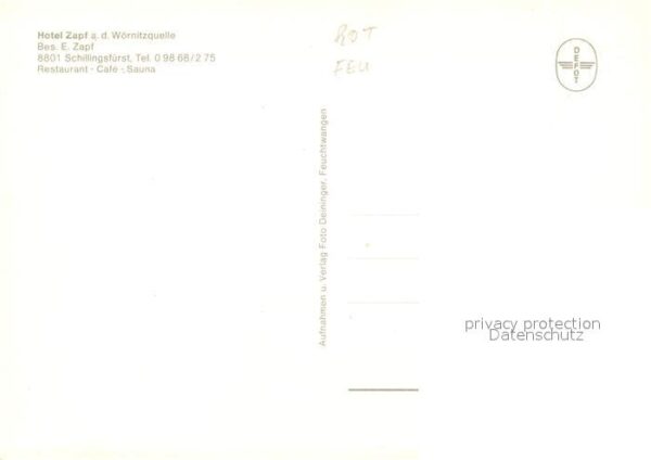 Schillingsfuerst Hotel Zapf Restaurant – Bild 2