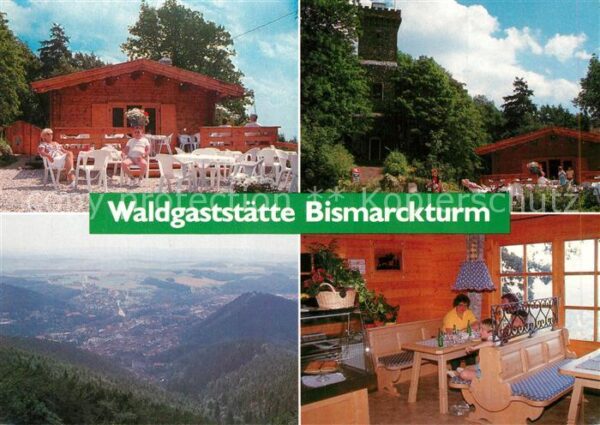 Bad Lauterberg Waldgaststätte Bismarckturm Terrasse Fe