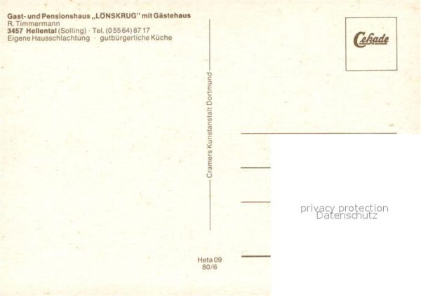 Hellental Gasthaus Pension Lönskrug Gästehaus im – Bild 2