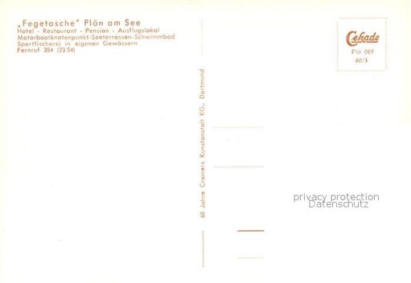 Ploen See Hotel Fegetasche Holsteinische Schweiz – Bild 2