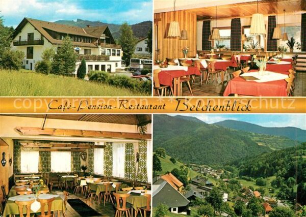 Aitern Cafe Pension Restaurant Belchenblick La