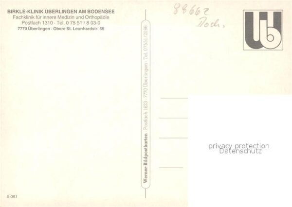 Ueberlingen Bodensee Birkle Klinik Restaurant Hallenbad Pati – Bild 2
