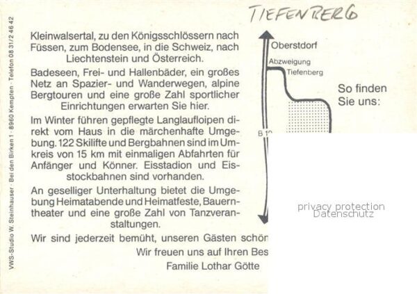 Tiefenberg Hotel Restaurant Tiefenberger Hof – Bild 2