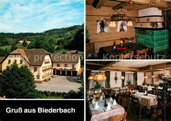 Biederbach Schwarzwald Gasthof Pension Hirschen Restaurant Kam