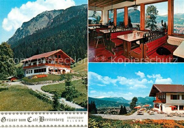Oberstdorf Cafe Breitenberg Alpenpanorama Allgäuer