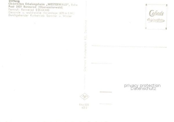 Rehe Westerwald Stiftung Christliches Erholungsheim Wes – Bild 2