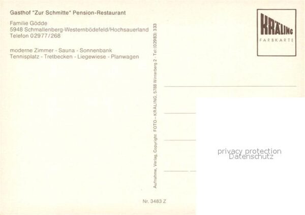 Westernboedefeld Gasthof Zur Schmitte Pension Restaurant – Bild 2