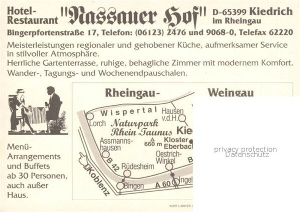 Kiedrich Hotel Restaurant Nassauer Hof Gästehaus – Bild 2