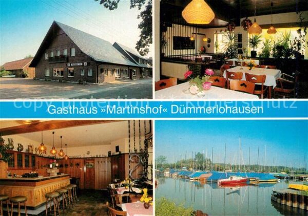 Duemmerlohausen Gasthaus Martinshof Dümmersee Hafen