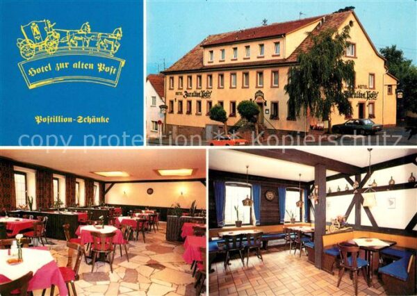 Sendelbach Lohr a.Main Hotel Restaurant Zur alten Post Postill