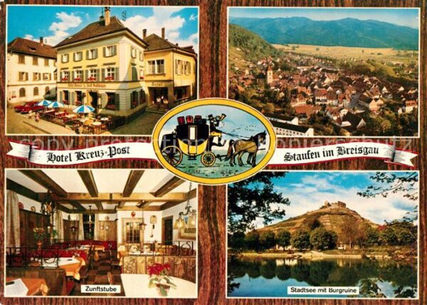 Staufen Breisgau Hotel Kreuz Post Restaurant Zunftstube