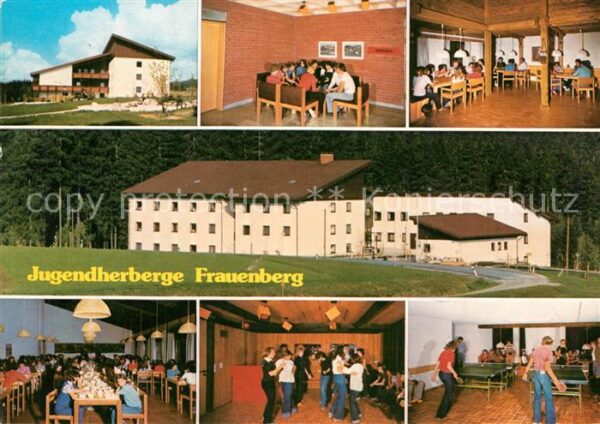 Haidmuehle Jugendherberge Frauenberg Speiseraum Ta