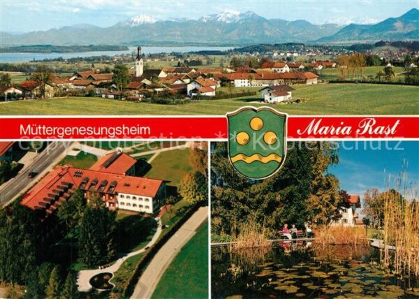 Rimsting Gesamtansicht mit Alpenpanorama Caritas