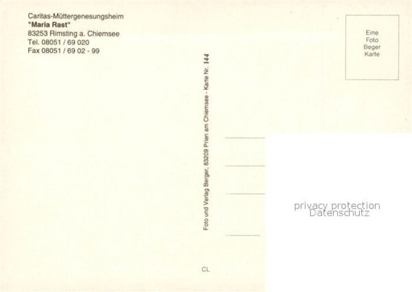 Rimsting Caritas Müttergenesungsheim Maria Rast – Bild 2