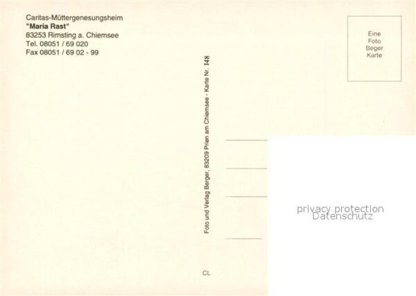 Rimsting Caritas Müttergenesungsheim Maria Rast – Bild 2