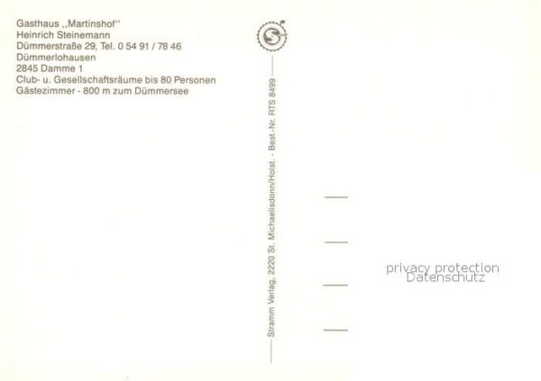 Duemmerlohausen Gasthaus Martinshof Restaurant Seglerha – Bild 2