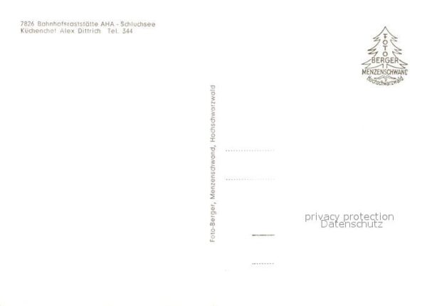 Aha Schluchsee Bahnhofsraststätte Landschaftspanorama – Bild 2