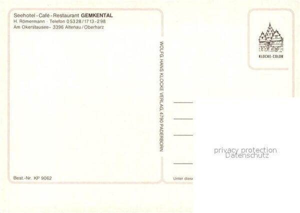 Altenau Harz Seehotel Cafe Restaurant Gemkental – Bild 2