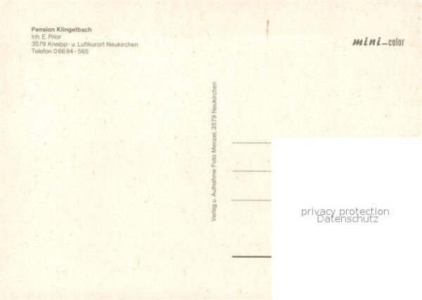 Neukirchen Knuellgebirge Pension Klingelbach Luftkurort – Bild 2