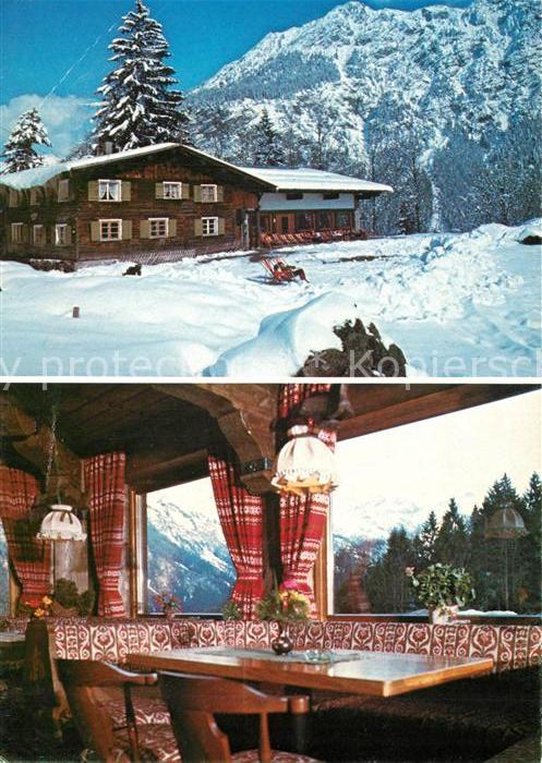 Oberstdorf Gasthaus Laiter Winterlandschaft Allgäu