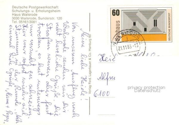 Walsrode Lueneburger Heide Schulungs- und Erholungsheim Haus Walsr – Bild 2